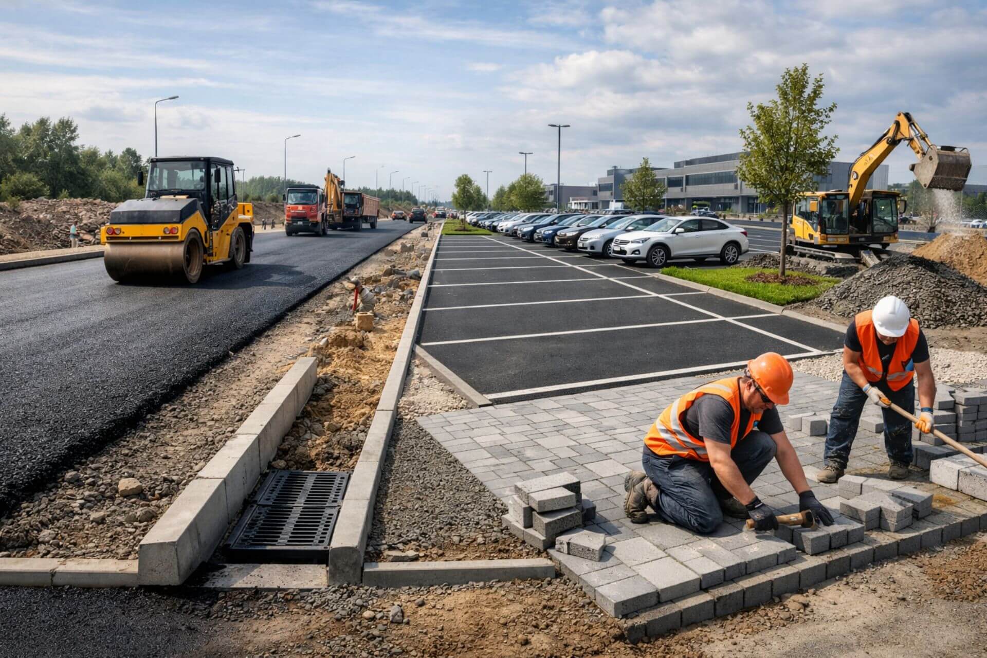 budowa dróg i parkingów | APCOM DEVELOPMENT
